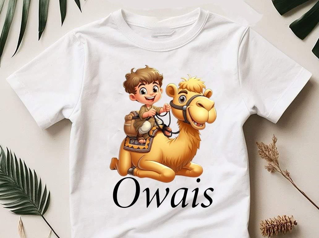 Customised Kids White T Shirt