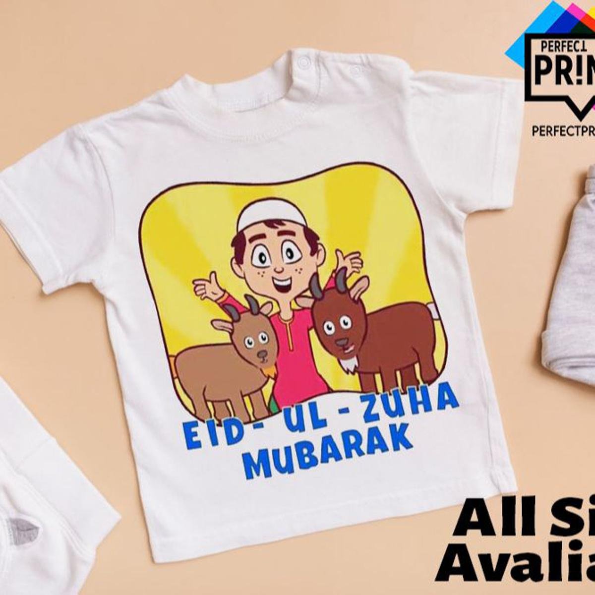 Customised Kids White T Shirt