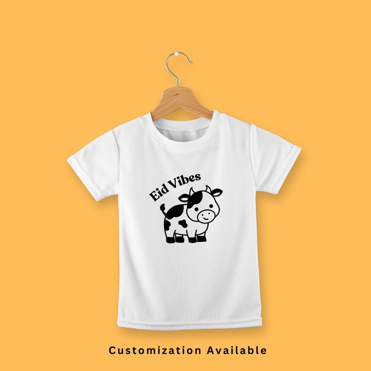 Customised Kids White T Shirt